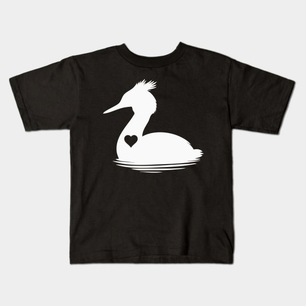 Puteketeke Bird New Zealand's Bird of the Century Kids T-Shirt by ChiknEmporium